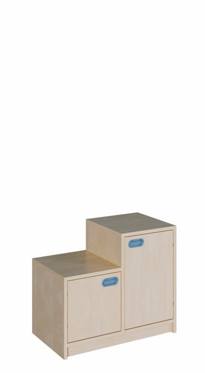 SideStep Schrank 40/60 cm, 2 Türen